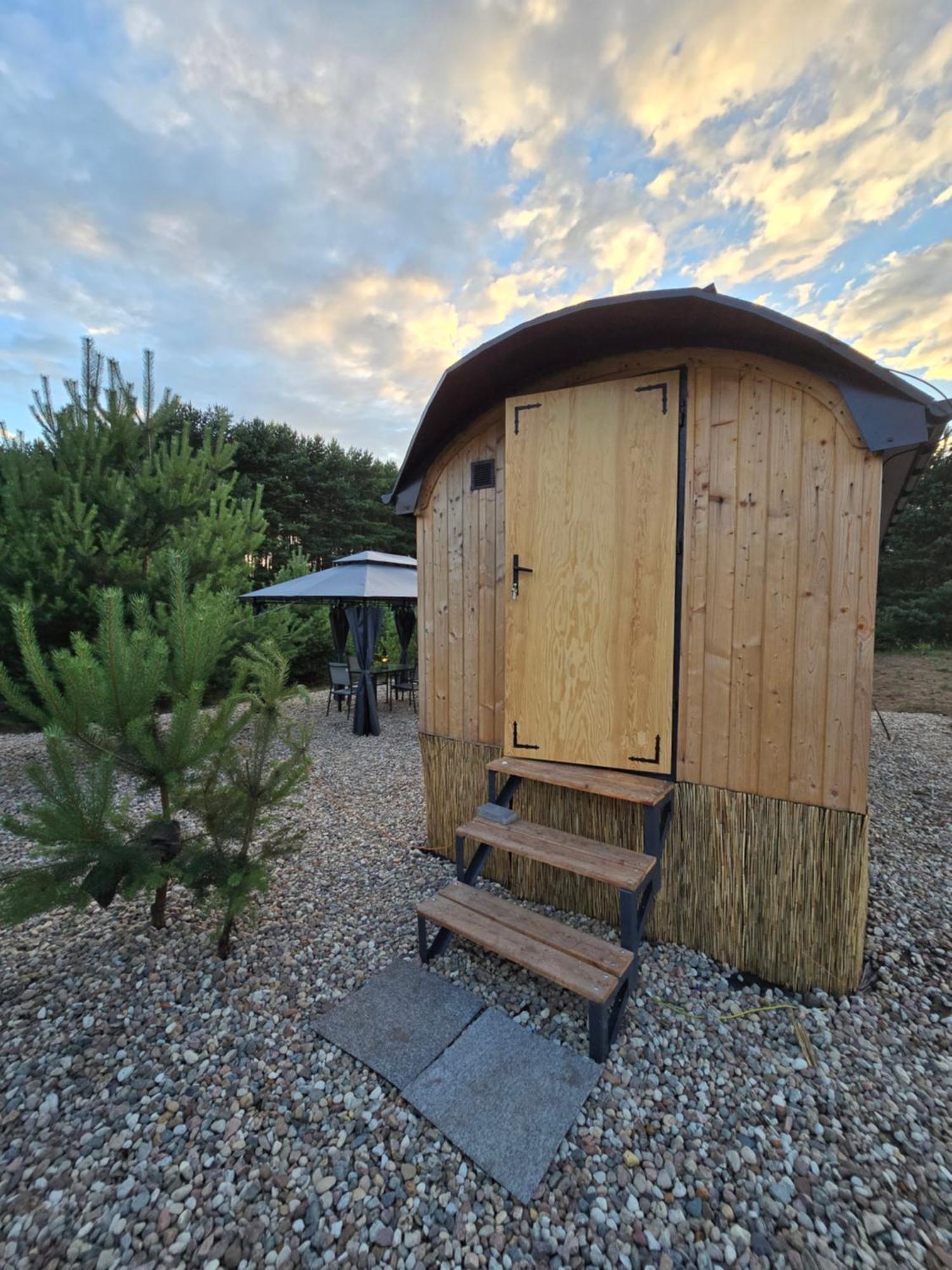 Oaza Swiety Spokoj - Domek Z Balia I Jacuzzi Rzasnik Buitenkant foto