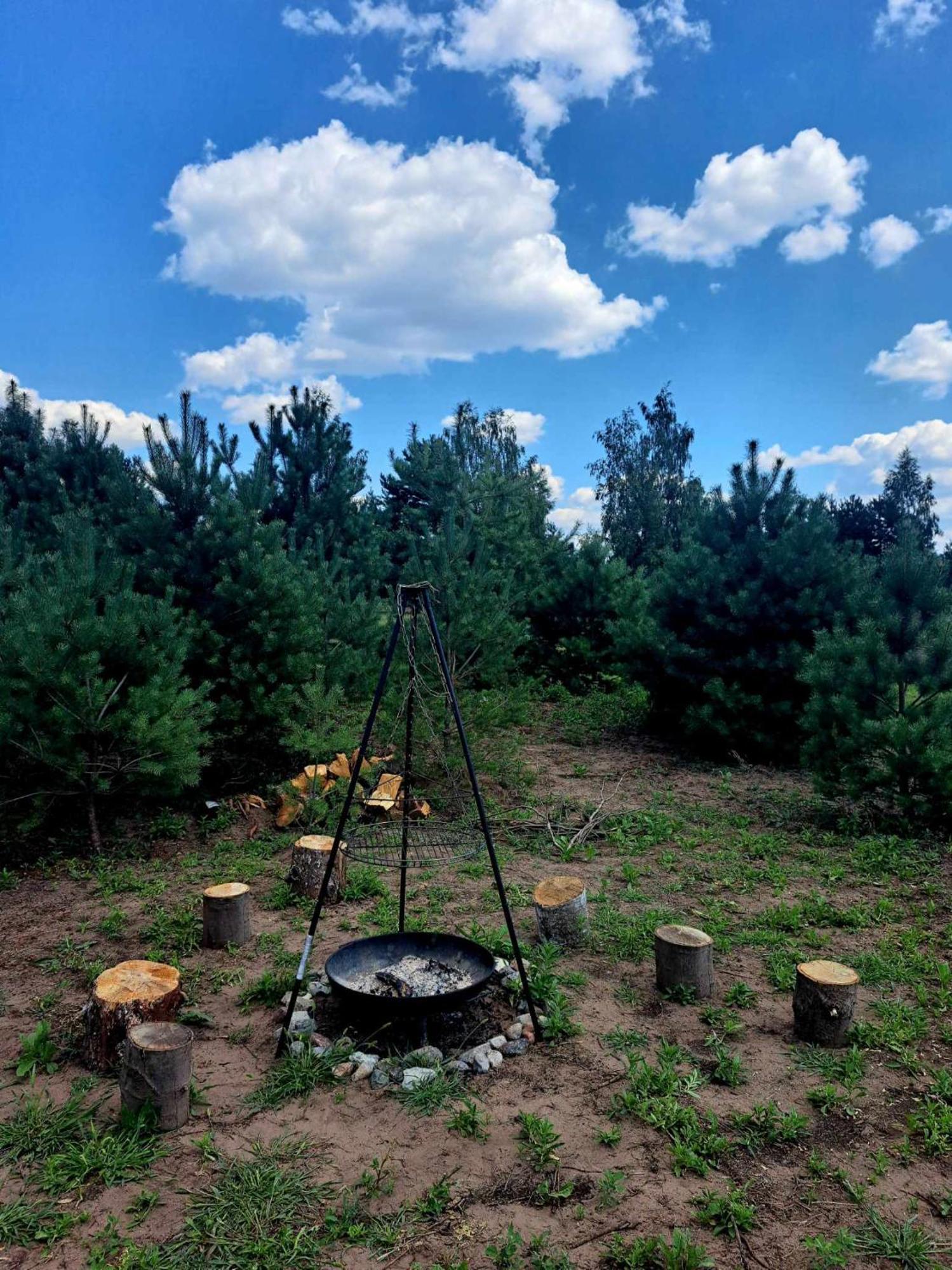 Oaza Swiety Spokoj - Domek Z Balia I Jacuzzi Rzasnik Buitenkant foto